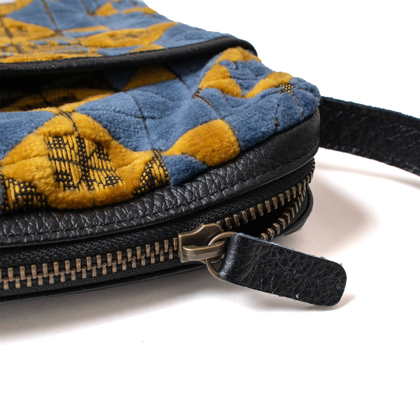 Kinkazan Jacquard Velvet Sacoche Bag