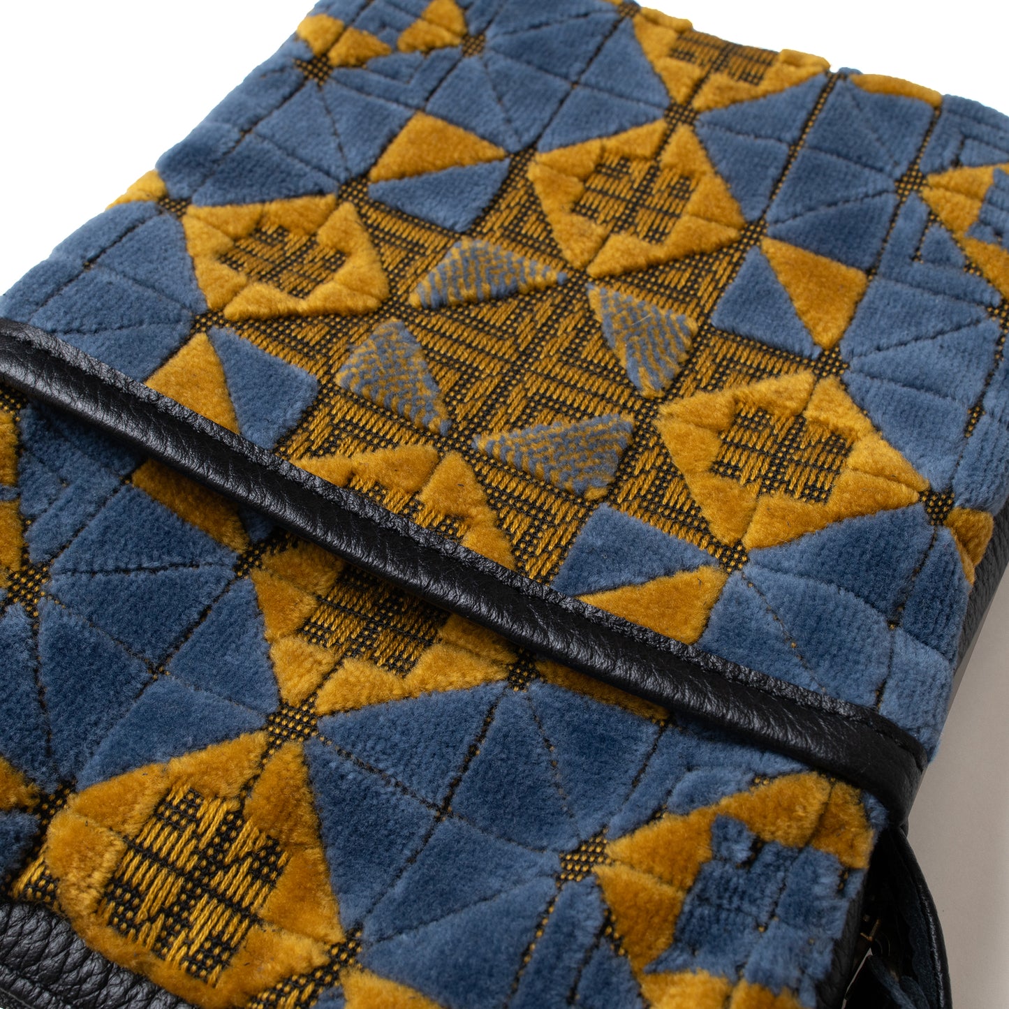Kinkazan Jacquard Velvet Sacoche Bag
