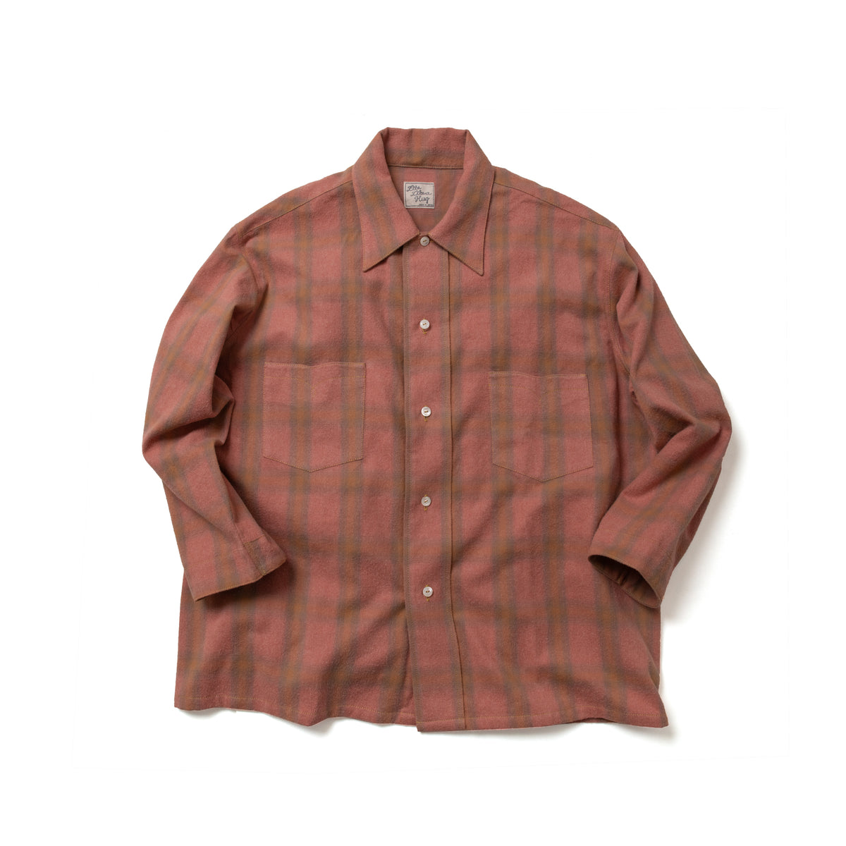 Cowboy Pajama Shirt - Vintage Flannel (Red)