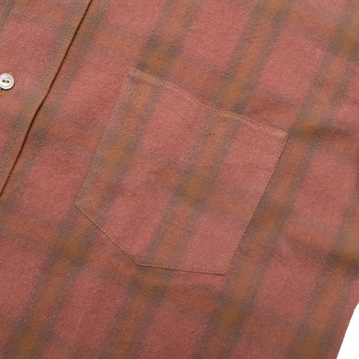 Cowboy Pajama Shirt - Vintage Flannel (Red)