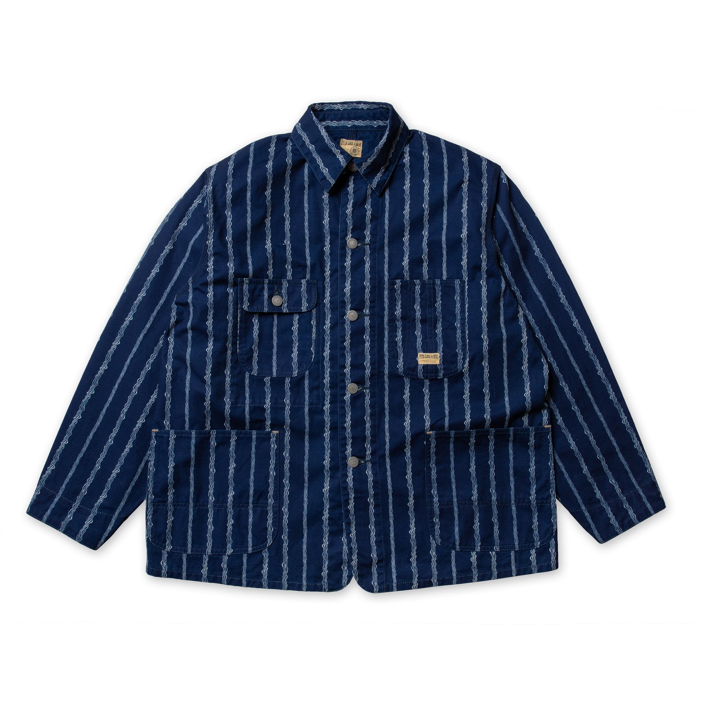 Fit's Like A Hug Coverall Jacket 10oz Indigo Duck Yoroke Stripe July Delivery Preorder 7月納期予約注文