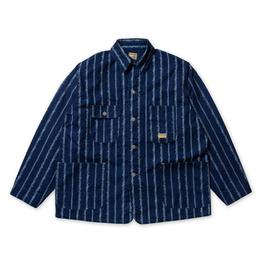 Fit's Like A Hug Coverall Jacket 10oz Indigo Duck Yoroke Stripe July Delivery Preorder 7月納期予約注文