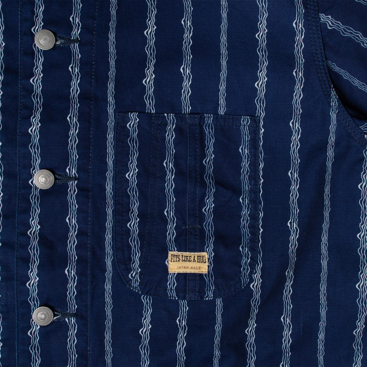 Fit's Like A Hug Coverall Jacket 10oz Indigo Duck Yoroke Stripe July Delivery Preorder 7月納期予約注文