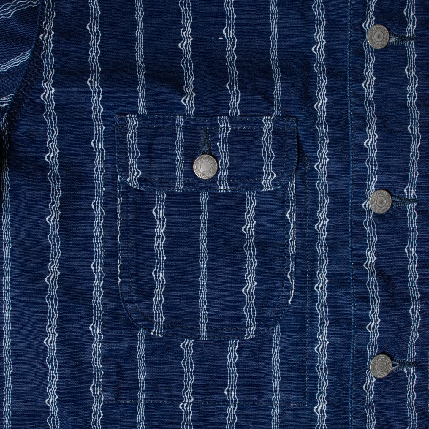 Fit's Like A Hug Coverall Jacket 10oz Indigo Duck Yoroke Stripe July Delivery Preorder 7月納期予約注文