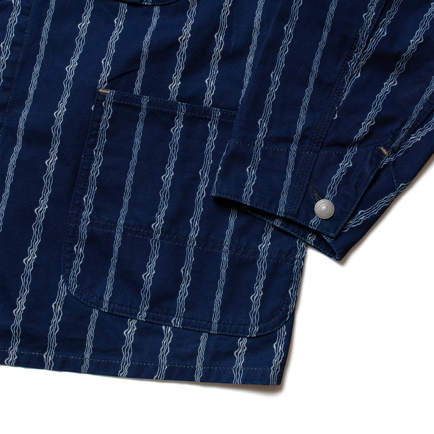 Fit's Like A Hug Coverall Jacket 10oz Indigo Duck Yoroke Stripe July Delivery Preorder 7月納期予約注文